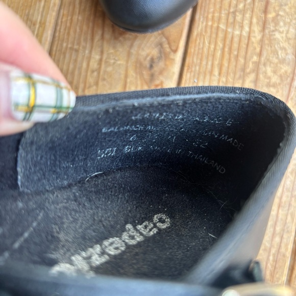 Capezio Black Leather Ballet Heels - Picture 3 of 7